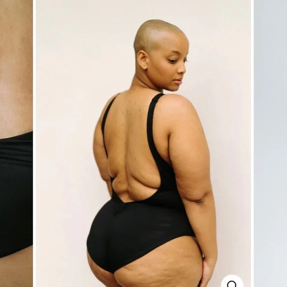 Elegant Black One-Piece Swimsuit - Picture 4 of 6